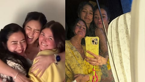 Celebrity Trio Angelica Panganiban, Bela Padilla, and Kim Chiu Delight Fans  with Love Month Reunion