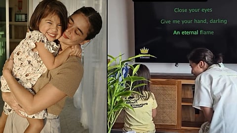 Anne Curtis and daughter Dahlia in their time off in Zambales 