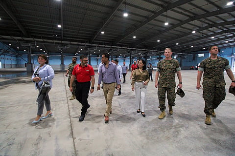 Subic Freeport opens warehouse for US Marine Corps humanitarian efforts