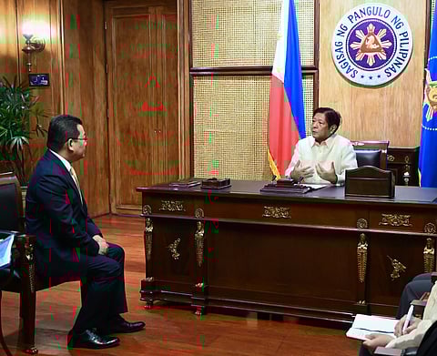 President Ferdinand "Bongbong" Marcos Jr. meets with outgoing Thailand Ambassador to the Philippines Tull Traisorat in Malacañan Palace on Wednesday, 05 February.

Marcos thanks Traisorat for enhancing bilateral ties between the Philippines and Thailand.