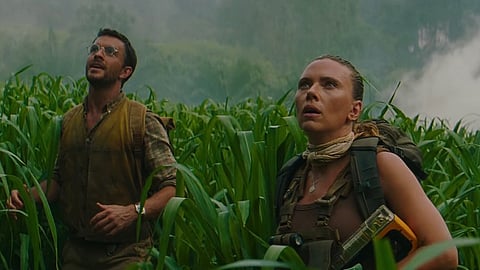 First trailer released for 'Jurassic World Rebirth' starring Jonathan Bailey and Scarlett Johansson.