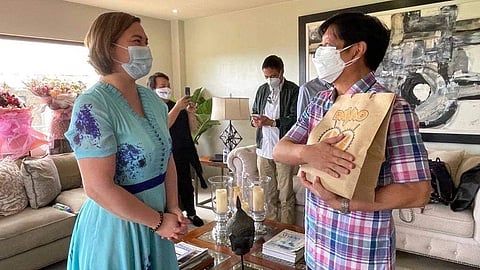 Bongbong Marcos and Sara Duterte meet in Cebu City to solidify their alliance for the 2022 presidential election.