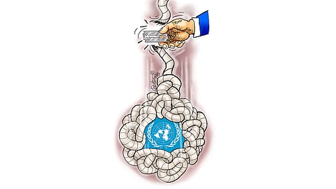 Trump cuts Gordian knot