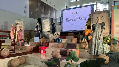 Upcycling military uniforms: Weaving a future