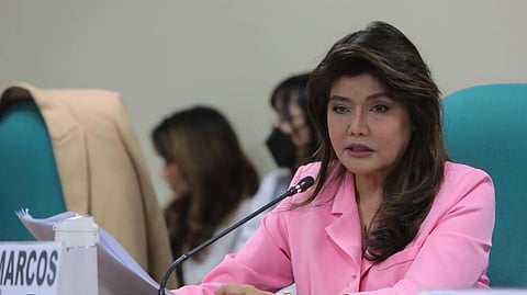 (FILE PHOTO) Sen. Imee Marcos.