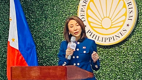 Tourism Secretary Christina Garcia Frasco at the Induction and Oath-taking Ceremony of the newly elected GTBA Board of Trustees and Officers for 2025 at the Department of Tourism (DOT)