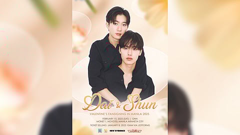 Love is in the air: Dai Nakai and Shun Nakanishi