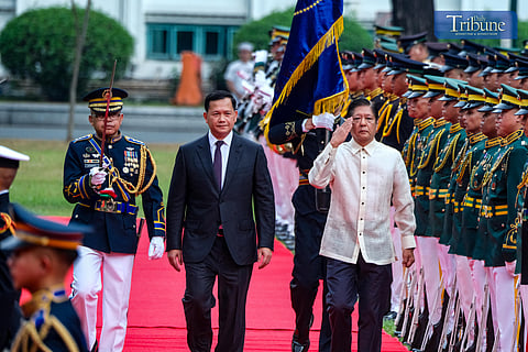 President Ferdinand Marcos Jr. and Cambodian Prime Minister Hun Manet