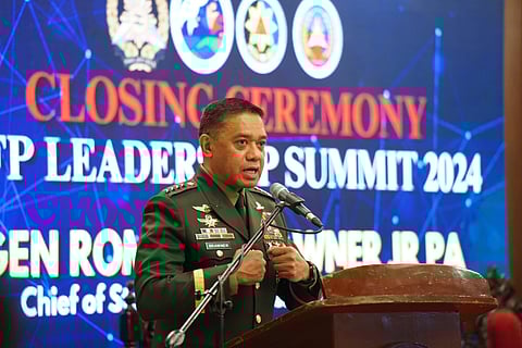 Armed Forces of the Philippines  chief of staff General Romeo S. Brawner Jr.