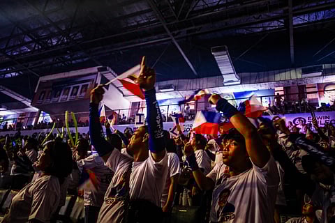 ADMINISTRATION supporters packed the Cuneta Astrodome for the Alyansa rally.