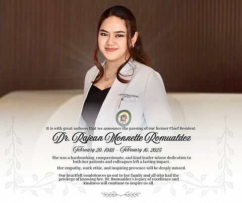 Medical community mourns death of doctor in Naga City