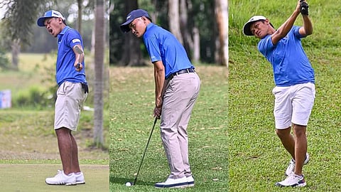 Alexander Bisera, Jeff Lumbo and Ronel Taga-an