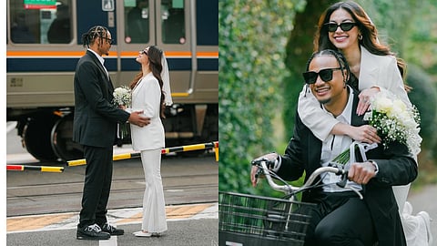 Zeinab Harake and Ray Parks Jr. spark wedding rumors with adorable Japan photos.