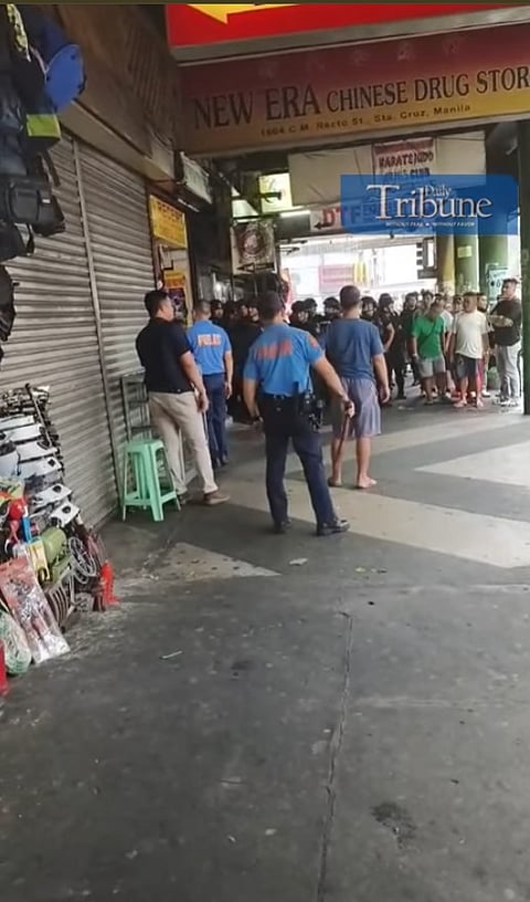 Screenshot from video of Pat Santos