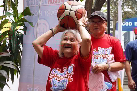 RESIDENTS of Loyola Heights receive various health services from the Department of Health and Quezon City Government under the PuroKalusugan program.