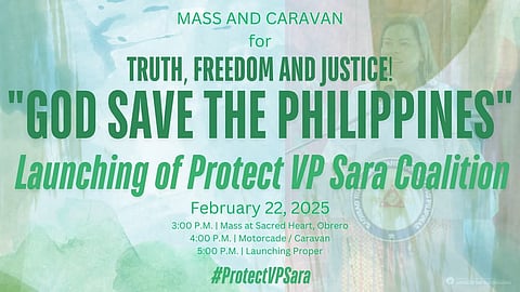 Mass, motorcade for VP Sara set