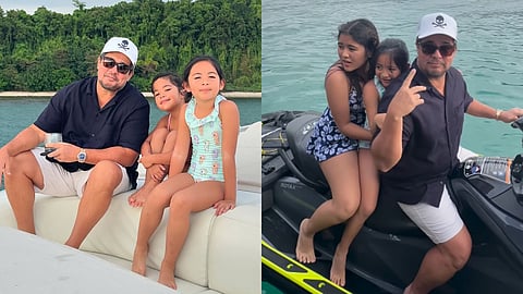 Aga Muhlach enjoys precious moments with his grandchildren