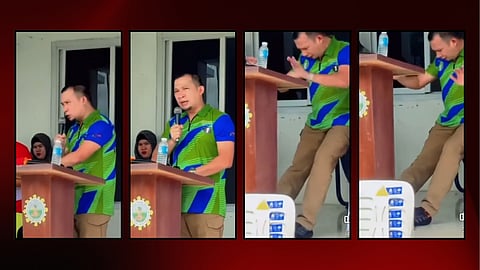 DATU Piang Vice Mayor Omar Samama’s speech Monday during a medical mission was cut short by gunfire that resulted in his wounding, according to the police.