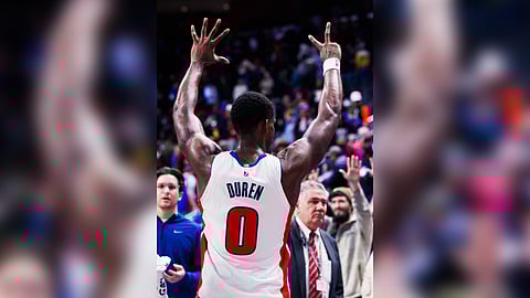 The Detroit Pistons won seven straight games for the first time in a decade.