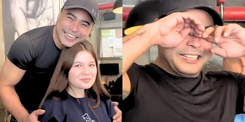 Actor Sid Lucero became emotional upon seeing his niece Ellie Ejercito, daughter of sister Andi Eigenmann.