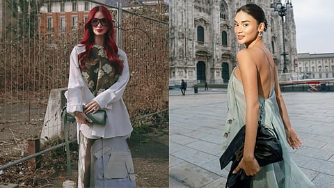 Heart Evangelista and Pia Wurtzbach grace Milan Fashion Week.