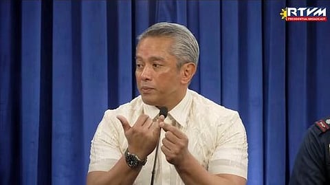 Interior and Local Government Secretary Jonvic Remulla 