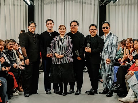 NYFW Pinoy pride. FILIPINXT COO and Co-Founder Bessie Besana, Tagpi’s Gabby Garcia, Bagoyan’s Jasmine Baac, Edited Limited ‘s Leo Bartolome, designer Adante Layesa and Rob Mallari-D_Auria, co-founder of FILIPINXT.