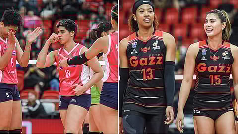 Creamline and Petro Gazz