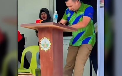 Reelectionist Vice Mayor Omar Samama of Datu Piang, Maguindanao del Sur, was rushed to a hospital in Cotabato City after being shot while giving a speech at an evacuation center in Barangay Magaslong Feb. 24, 2025. He sustained serious injuries from an attack by an unidentified gunman. (Photo courtesy of Maguindanao Sur Board Member King Mangudadatu)