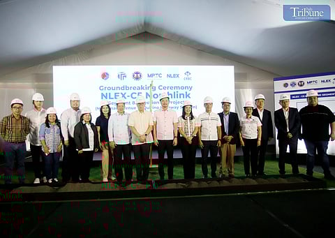 On Tuesday, March 4, 2025, NLEX OIC Maria Wells, Metro Pacific Tollways Corp. (MPTC) Chief Finance Officer Luis Reñon, Valenzuela City Mayor Wes Gatchalian, Quezon City Mayor Joy Belmonte, MPTC CEO Joey Lim, and other officials led the groundbreaking ceremony for the NLEX-C5 Northlink Segment 8.2, Section 1A project at NLEX Segment 8.2, Brgy. Ugong, Valenzuela City. 