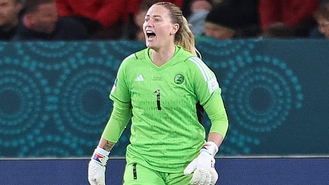 Goalkeeper Olivia McDaniel