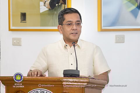 Comelec Chair George Erwin Garcia 