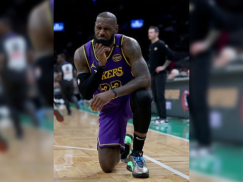LEBRON James of the Los Angeles Lakers will be sidelined for one to two weeks after suffering a groin strain during their previous NBA game against the Boston Celtics. 