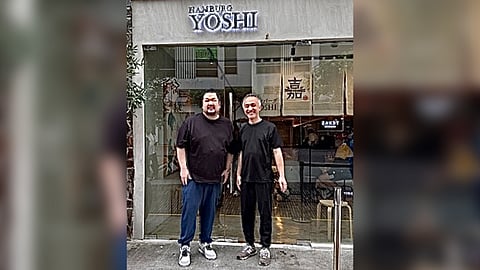 Big Boy Cheng and founder Yoshinori Yasukawa.