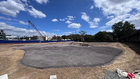 Work is underway for the Villaroman Golf Academy located at the former Logcom driving range inside Camp Aquinaldo.