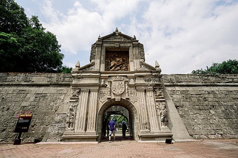 Fort Santiago gate after being cleaned.