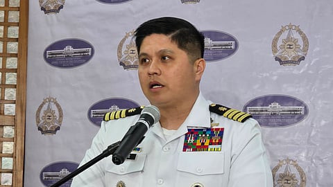 Philippine Navy spokesperson Captain John Percie Alcos