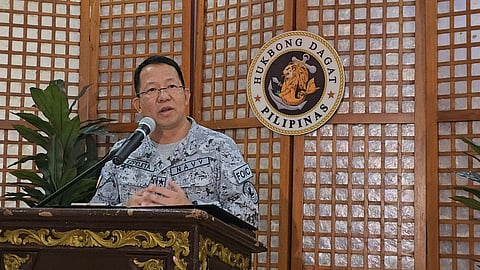 Philippine Navy Flag Officer in Command,  Vice Admiral Jose Ma Ambrosio Ezpeleta  (Photo by Lade Kabagani)