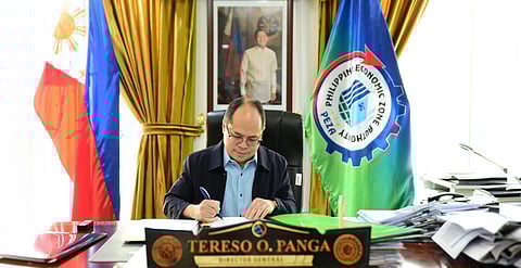 PEZA Director General Tereso Panga