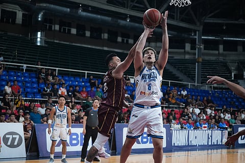 Rob Celiz lights up Nueva Ecija’s scoreboard with 19 points, seven rebounds, two assists and two blocks in the team’s 113-83 win over Manila Batang Quiapo in the MPBL on Thursday at the Rizal Memorial Coliseum in Manila.