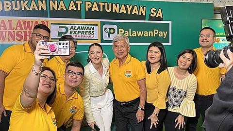 Marian Rivera (in white shirt and pants) officially joins Palawan Group of companies as its newest brand ambassador.