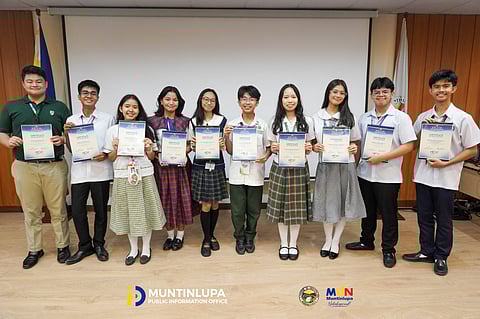 Muntinlupa names 2025 outstanding students