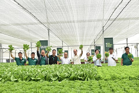 From Left: MPAV Chief Project Officer Bimsy Mapa,  MPAV Chief Commercial Officer Toby Gatchalian, MPAV Chairman and Executive Director of Innovative Agriculture Industry Private Limited Ilan Weiss, MPAV President and CEO Jovy Hernandez, MPIC Chairman, President and CEO Manny V. Pangilinan, Israel Ambassador H.E. Ambassador Ilan Fluss, MPIC Executive Vice President, Chief Finance, Risk, and Sustainability Officer Chaye Cabal - Revilla, MPIC Executive Director Stanley Yang San Rafael, Bulacan Mayor Cholo Violago, and MPAV Chief Finance Officer Reggie Gripal. 