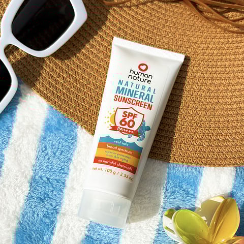 HUMAN Nature Natural Mineral Sunscreen.