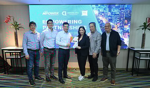 Strengthened partnership MPower and the Araneta Group have renewed their power supply agreement, now extending coverage to the newly opened ibis Styles Manila Araneta City. Present at the ceremonial signing held at ibis Styles Araneta City were (from left) MPower head of commercial operations Ray Fabros, MPower senior assistant vice president and retail sales head Eddie John Adug, MPower first vice president and head Redel Domingo, Novotel and ibis Styles Manila cluster general manager Maria Manlulu-Garcia, ACI Inc. senior vice president of operations Antonio Mardo and ACI Inc. senior vice president of business development John Castelo.
