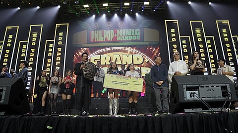 Rising Filipino artists Tiara Shaye and Fana took home the coveted ‘Grand Champion’ title at the PhilPop Himig Handog Songwriting Festival, held at the New Frontier Theater.