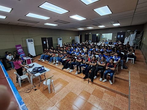 BAGO City College students listen to a DTP learning session. 