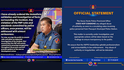 Ilocos police probe viral video of alleged police abuse in Pasuquin