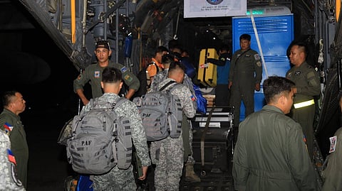 Filipino rescuers arrive to aid Myanmar quake relief efforts