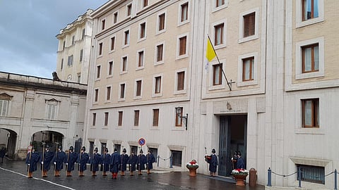 Pope Francis' residence at Casa Santa Marta